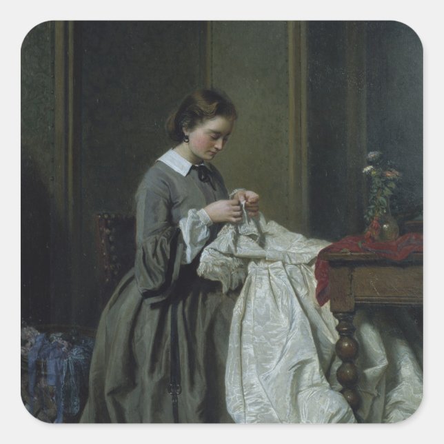 Adesivo Quadrado O Seamstress (Frente)