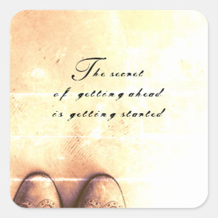 Adesivo Quadrado O segredo da avançada