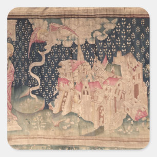 Adesivo Quadrado O segundo anjo anuncia a queda de Babylon