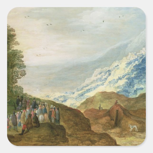 Adesivo Quadrado O Sermão no Monte (Frente)