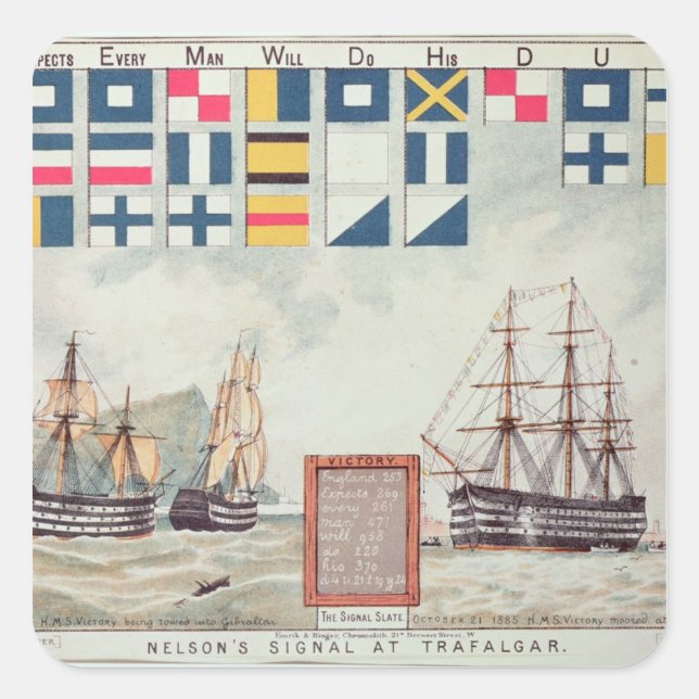 Adesivo Quadrado O sinal de Nelson em Traffic (Frente)