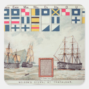 Adesivo Quadrado O sinal de Nelson em Traffic