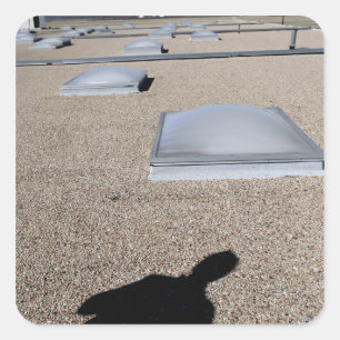 Adesivo Quadrado O sistema de iluminação do dia solar