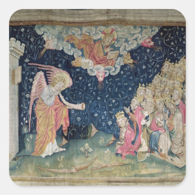 Adesivo Quadrado O som da Sétima Trompete e o (Frente)