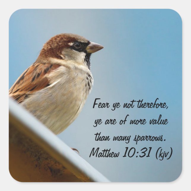 Adesivo Quadrado O Sparrow (Frente)