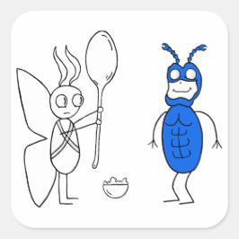 Adesivo Quadrado O SPOOOOONNNN É Muito Grande