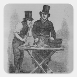 Adesivo Quadrado O Stall Oyster