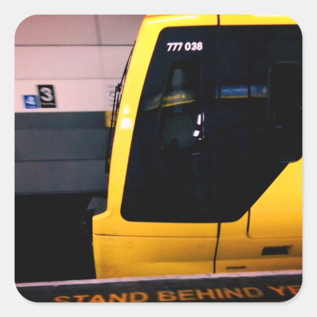 Adesivo Quadrado O subterrâneo (Frente)