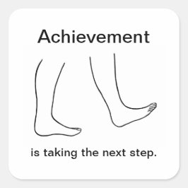Adesivo Quadrado O sucesso está a dar a próxima etapa com os adesiv