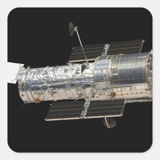 Adesivo Quadrado O Telescópio Espacial Hubble (Frente)