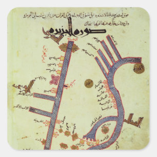 Adesivo Quadrado O Tigris e o Euphrates