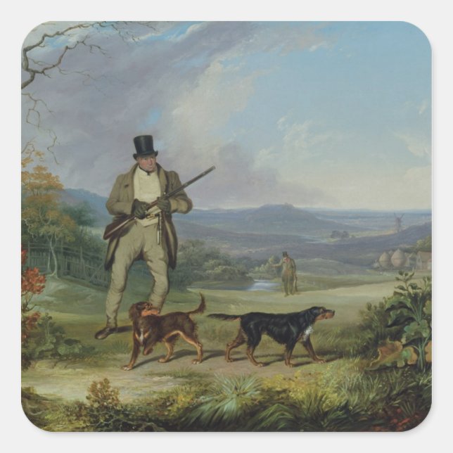 Adesivo Quadrado O tiro à tarde (Frente)