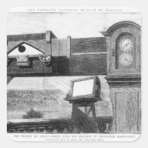 Adesivo Quadrado O Trânsito de Vênus