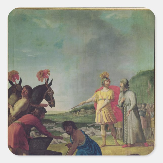 Adesivo Quadrado O Triunfo de Judas Maccabeus (Frente)