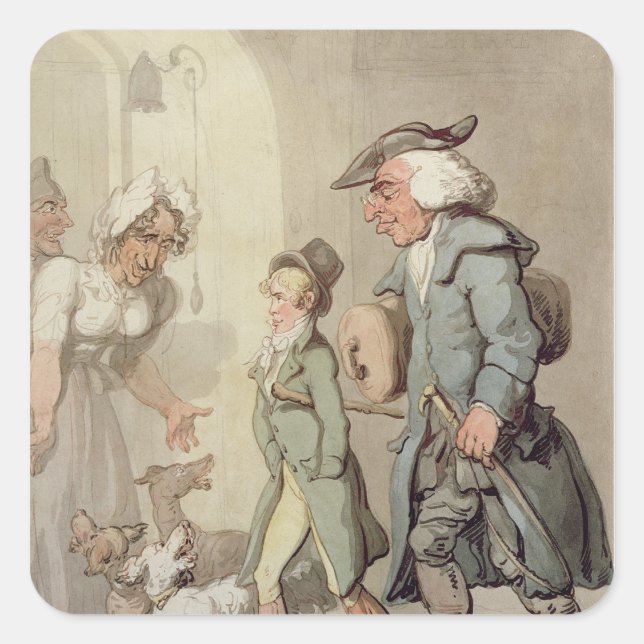 Adesivo Quadrado O Urso e o Líder do Urso (Frente)