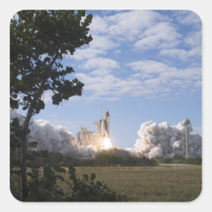 Adesivo Quadrado O vaivém espacial Atlantis tira 18