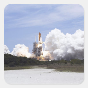 Adesivo Quadrado O vaivém espacial Atlantis tira 27