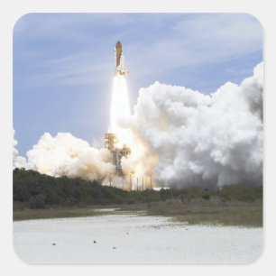 Adesivo Quadrado O vaivém espacial Atlantis tira 28