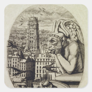 Adesivo Quadrado O vampiro, 1853