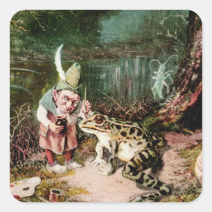 Adesivo Quadrado O Velho Homem do Posto Mural Florestal