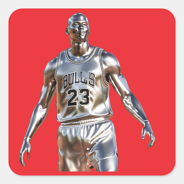 Adesivo Quadrado O verdadeiro GOAT (Frente)