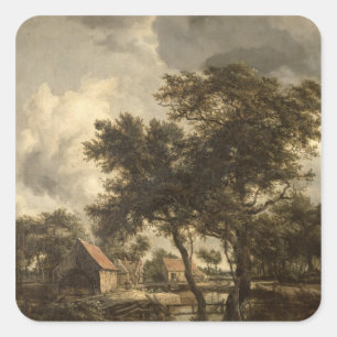 Adesivo Quadrado O Watermill, c.1660