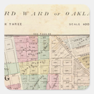 Adesivo Quadrado Oakland, vizinhança 3