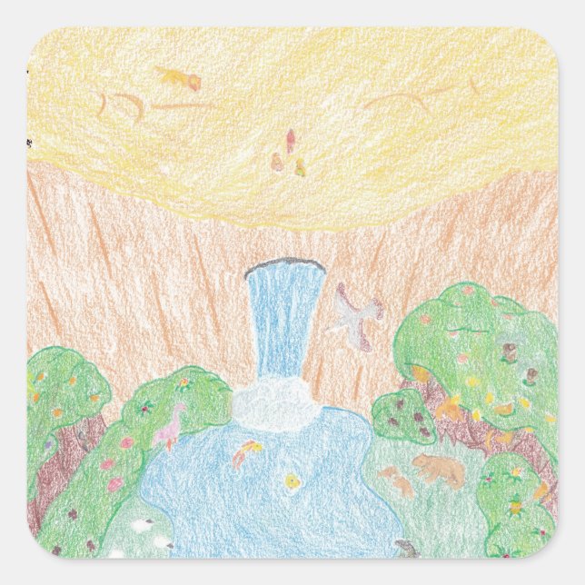 Adesivo Quadrado Oasis (Frente)