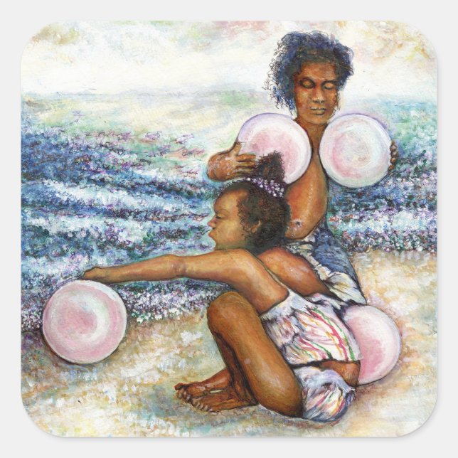 Adesivo Quadrado Obcecado com Conquistar o Impossível (Frente)