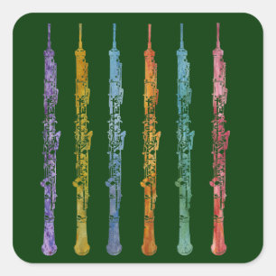 Adesivo Quadrado Oboe Crayons