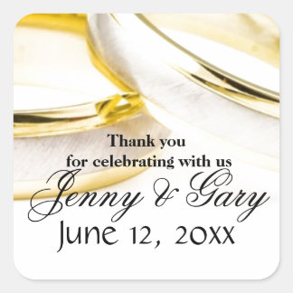 Adesivo Quadrado Obrigado