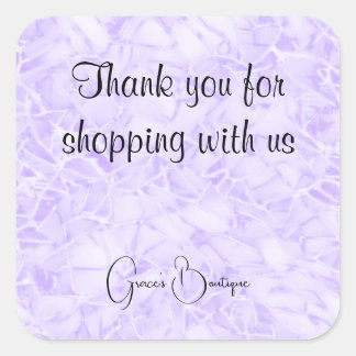 Adesivo Quadrado Obrigado, Business