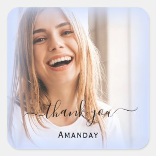 Adesivo Quadrado Obrigado Nome Quadro Foto Noiva Sweet16th