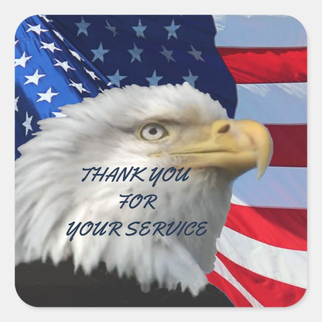 ADESIVO QUADRADO OBRIGADO PELO SEU SERVIÇO (Frente)