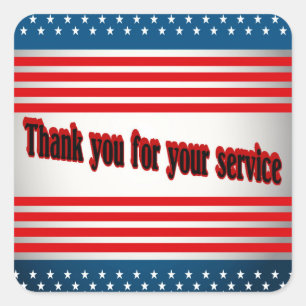 Adesivo Quadrado Obrigado pelos vossos autocolantes