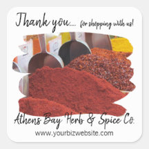 Obrigado por Comprar conosco Business Label