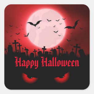 Adesivo Quadrado Observadores escuros da noite