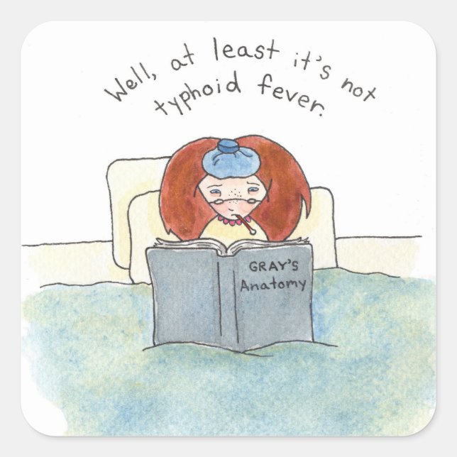 Adesivo Quadrado Obter Bem-Vinhetas (Frente)