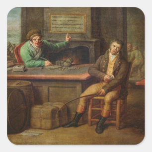 Adesivo Quadrado Ociosidade, 1818