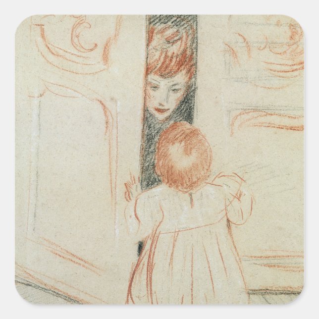 Adesivo Quadrado Ocultar e Procurar (Frente)