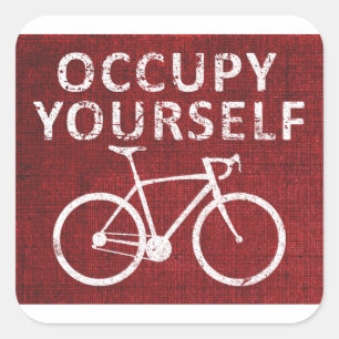 Adesivo Quadrado Ocupe-se