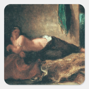 Adesivo Quadrado Odalisque