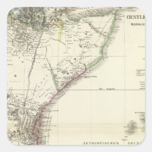 Adesivo Quadrado Oest HochAfrica - East Africa
