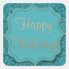 Adesivo Quadrado Oeste Arrefecia Couro Com Feriados Felizes Do Cent