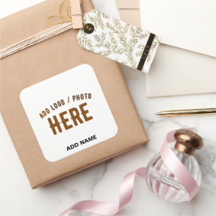 Adesivo Quadrado OFERTA BRANCA PERSONALIZÁVEL MODERNA na moda