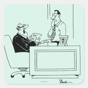 Adesivo Quadrado Office Blame