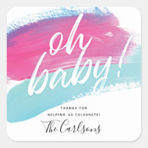 Oh Baby Paint Swash Stickers