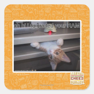 Adesivo Quadrado oh oi eu atualizei sua RAM