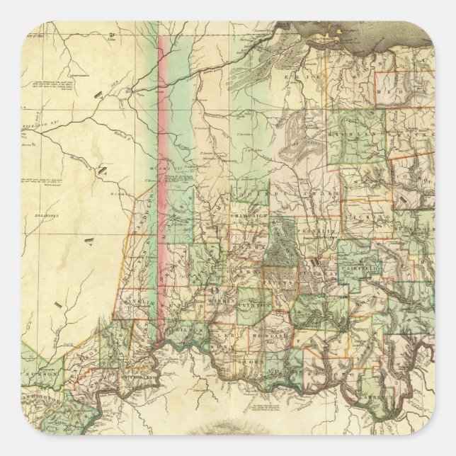 Adesivo Quadrado Ohio e Indiana 2 (Frente)