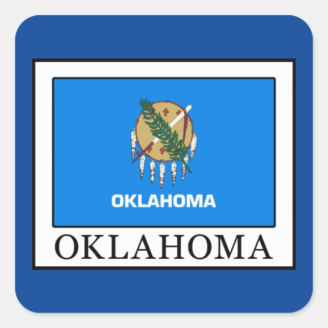 Adesivo Quadrado Oklahoma (Frente)
